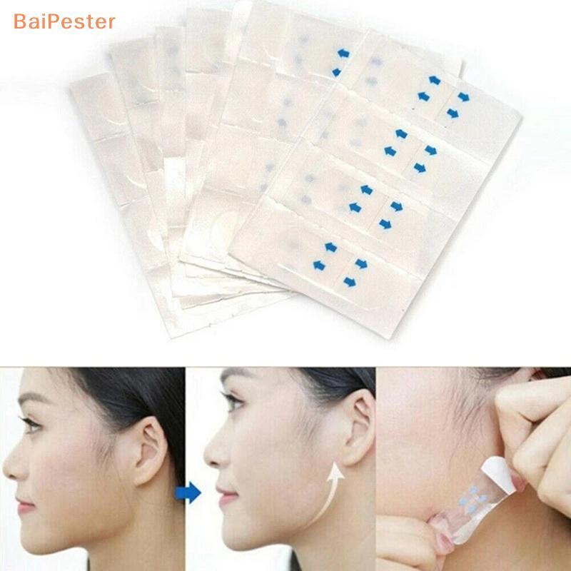 [BaiPester] 40 ชิ้น V Shape Face Slimming Stier Chin กาว Lift Up Tape แต่งหน้า Face Lift