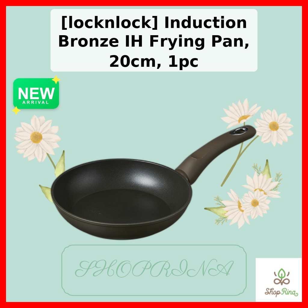 [locknlock] กระทะ Induction Bronze IH 20 ซม. 1 ชิ้น / กระทะเกาหลี / การเหนี่ยวนําเข้ากันได้กับ SHOPR