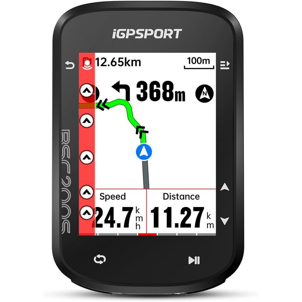 IGPSport BSC200S: จักรยานคอมพิวเตอร์GPS หน้าจอBluetooth ANT+, กันน้ำ IPX7