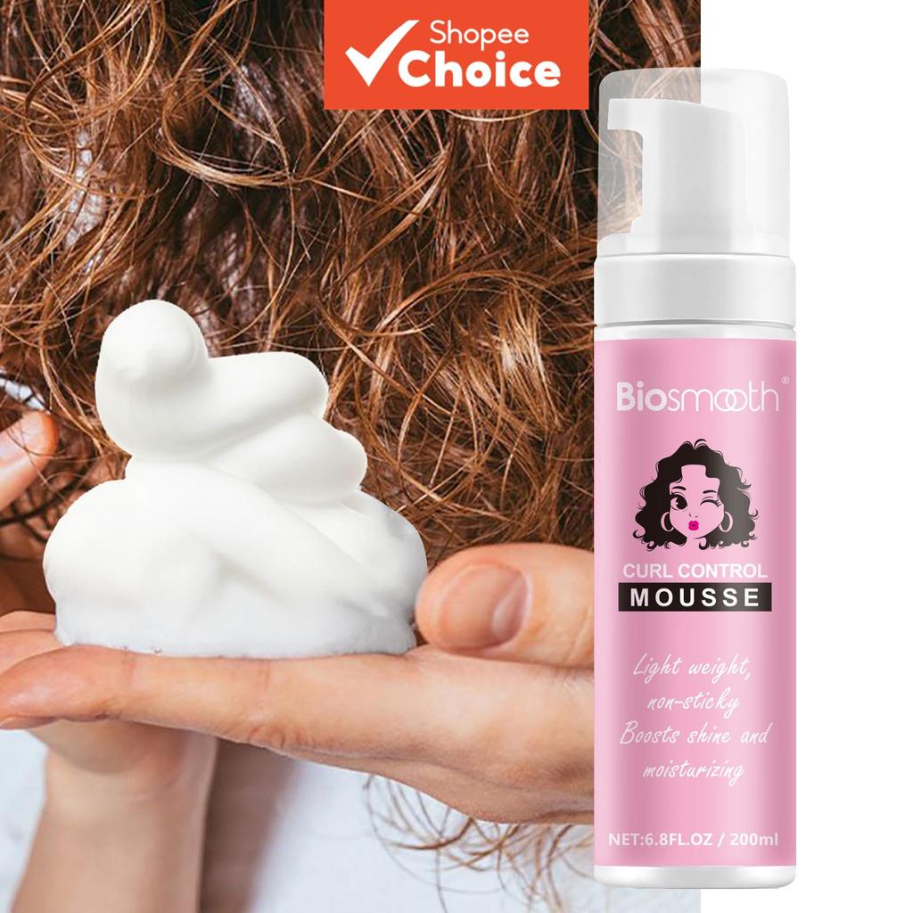 มูสควบคุมผมชี้ฟู No Frizzy ขนาด 200 มล. สูตรน้ําหนักเบา สําหรับผมหยักศกและผมหยิก