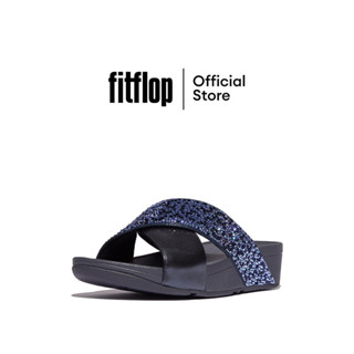 FITFLOP LULU CRYSTAL-MIX M/CROSS S รองเท้าแตะผู้หญิง รุ่น JE…