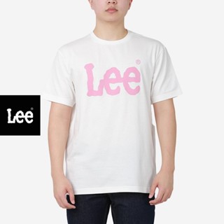LEE เสื้อยืดแขนสั้นผู้ชาย รุ่น LE FC25MTSSC01 สีขาว