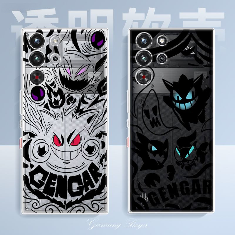 สําหรับ Nubia RedMagic 10PRO เคสโทรศัพท์ RedMagic 10Pro + โปร่งใสรวมทุกอย่าง Gengar เคสป้องกันอินเทร