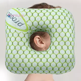 [HomeJoy-t] เจาะหูโพสต์ศัลยกรรมหมอนผ้าฝ้ายบรรจุรูหู Breathable Sleep Bed Cushion สําหรับการนอนหลับด้านข้าง