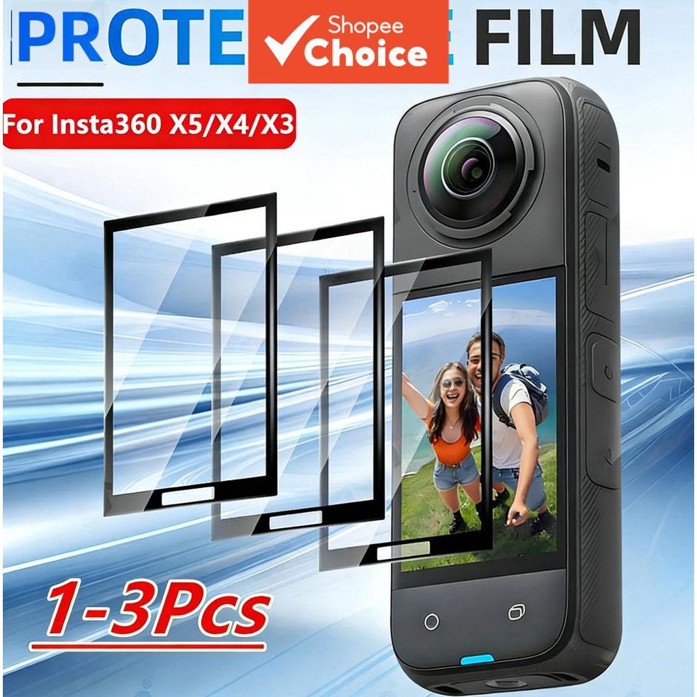 ฟิล์มกันรอยหน้าจอสําหรับ Insta360 X5 X4 Air Action กล้อง Anti-Scratch Full Coverage กระเป๋าป้องกันกรณีของขวัญวันเกิดคริสต์มาส