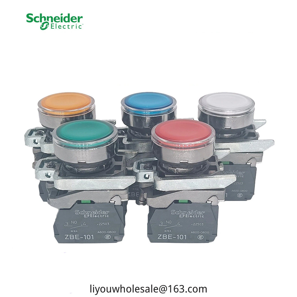 Schneider ปุ่มไฟพร้อมสต็อกใหม่ XB4BW33B5 XB4BW31B5 XB4BW34B5 35B5 36B5 B1 B3