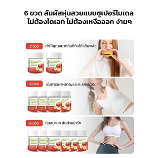 💕ราคาดีที่สุด💕ลูกอมรสแอปเปิ้ลไซเดอร์เวเนการ์ ช่วยบรรเทาอาการท้องผูก กระตุ้นการขับถ่าย และช่วยเผาผลาญไขมัน ลูกอมกัมมี่ป้องกันแคลอรี