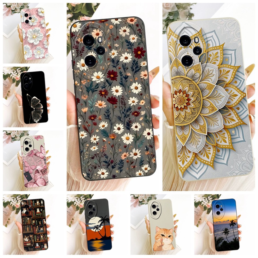 Casing Honor 100 Pro Cover Fashion Cartoon Cute Funny Painted Silicone Phone Case Honor MAA-AN10