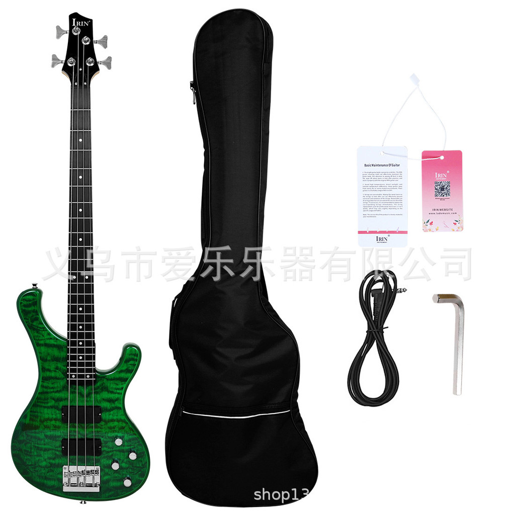 Daihatsu Bass Guitar เครื่องดนตรีเบสไฟฟ้าประสิทธิภาพเฉพาะไม้เนื้อแข็ง Double Pickup Bass เบสไฟฟ้า