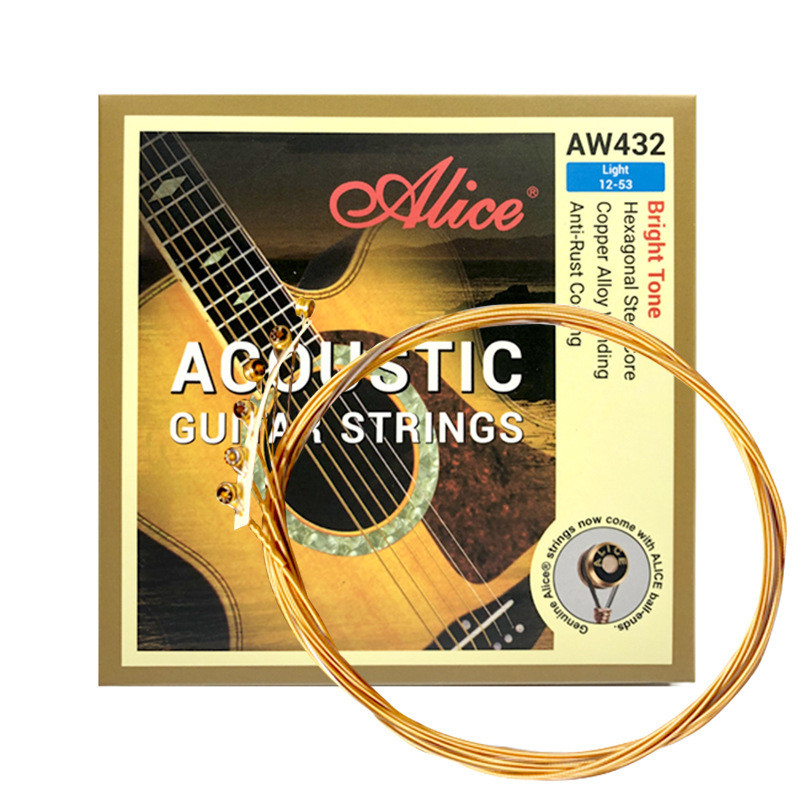 Alice Guitar Strings AW432SL 011 432-L Acoustic Guitar Set Strings Wire Piano Strings Guitar Strings
