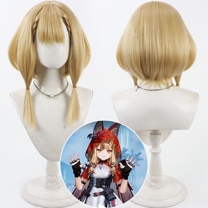 Arknights Endfield Rosia Lupo Cosplay Wig Realistic Scalp