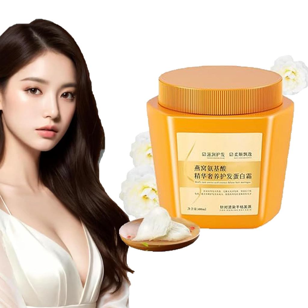 Amino Acid Essence Luxury Nourishing Hair Protein Cream, Amino Acid Hair Smoothing Treatment, Qing l