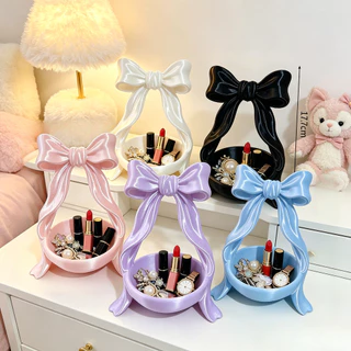 ถาดจัดเก็บเครื่องประดับพิมพ์ 3d Dopamine Bowtie ออกแบบกล่องเครื่องประดับสําหรับองค์กรเดสก์ท็อป
