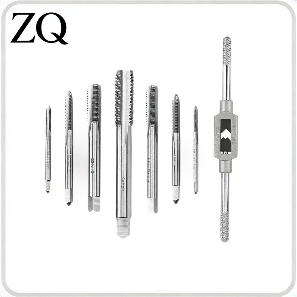 T0002 ชุดเกลียว ชุดต๊าปเกลียว ชุดต๊าป 5/7 ชิ้น เกลียว M3-M12 ประแจต๊าป