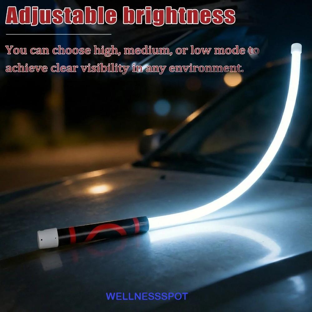 WELLNESSSPOT ไฟฉาย LED Stick ขนาด 27 นิ้ว ส่องสว่างสูง ยืดได้ พกพาสะดวก 3 โหมดความสว่าง สำหรับซ่อมรถและงานกลางคืน