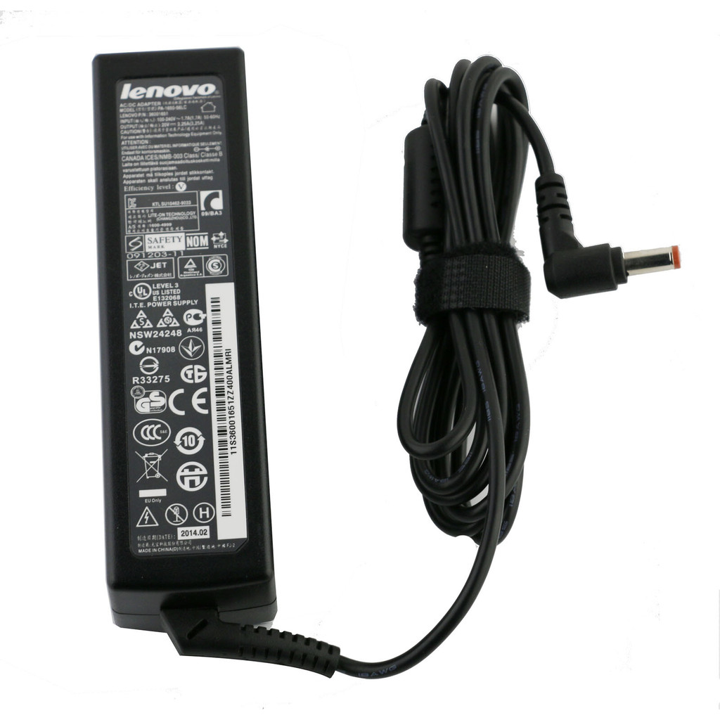 20V 3.25A 65W อะแดปเตอร์ไฟ AC สําหรับ Lenovo IdeaPad Z400 Z470 Z500 Z570 Z575 5.5 มม.