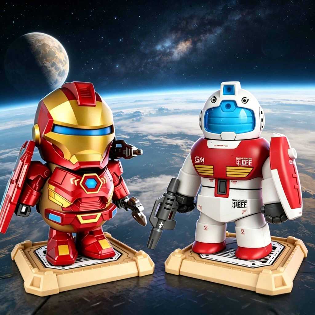 Fat Jim Capibara Magnetic Model Iron Man Toy Capybara เครื่องประดับ Iron Dolphin Man