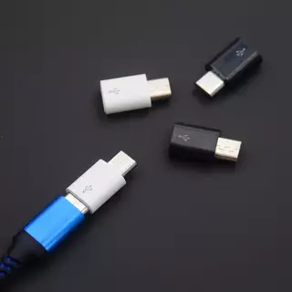 หัวแปลง Type-C ตัวเมีย เป็น Micro USB ตัวผู้ อะแดปเตอร์ชาร์จและโอนข้อมูล อุปกรณ์เสริม สำหรับโทรศัพท์แท็บเล็ต Android