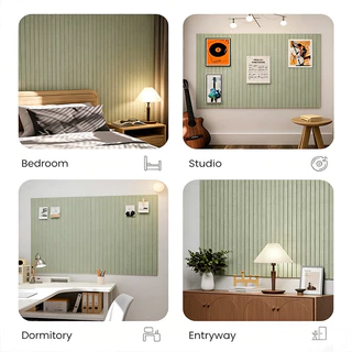 แผงอะคูสติกโพลีเอสเตอร์ 30x30ซม. 12ชิ้น กันเสียง ตกแต่งผนัง ไม่เจาะ ติดผนังง่าย