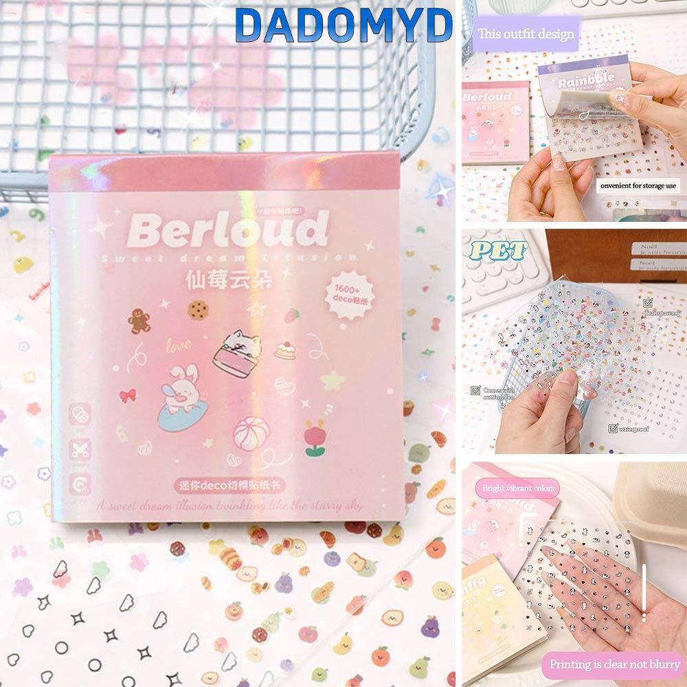 DADOMYD 24 ชิ้น/เซ็ตถ้วยสติกเกอร์,มัลติฟังก์ชั่นุ่มนูนเล็บสติกเกอร์,สวนไม่มีRepeat Self กาวรูปลอกเล็บสติกเกอร์สําหรับตกแต่งเล็บ
