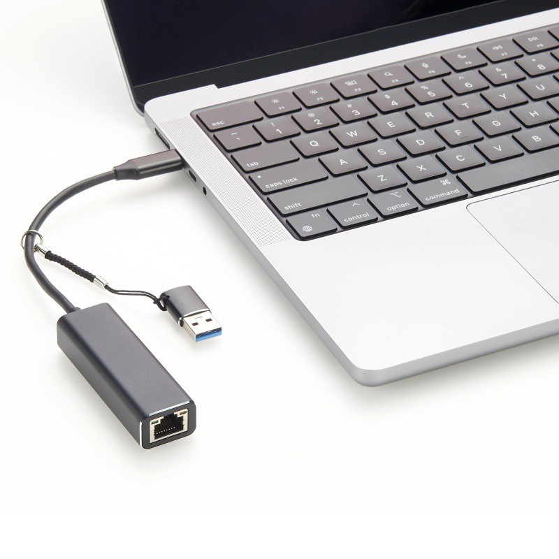 Docking Station Type-C to Network Port 2.5 Gbps Ultra Gigabit Network Port Adapter USB Network Cable