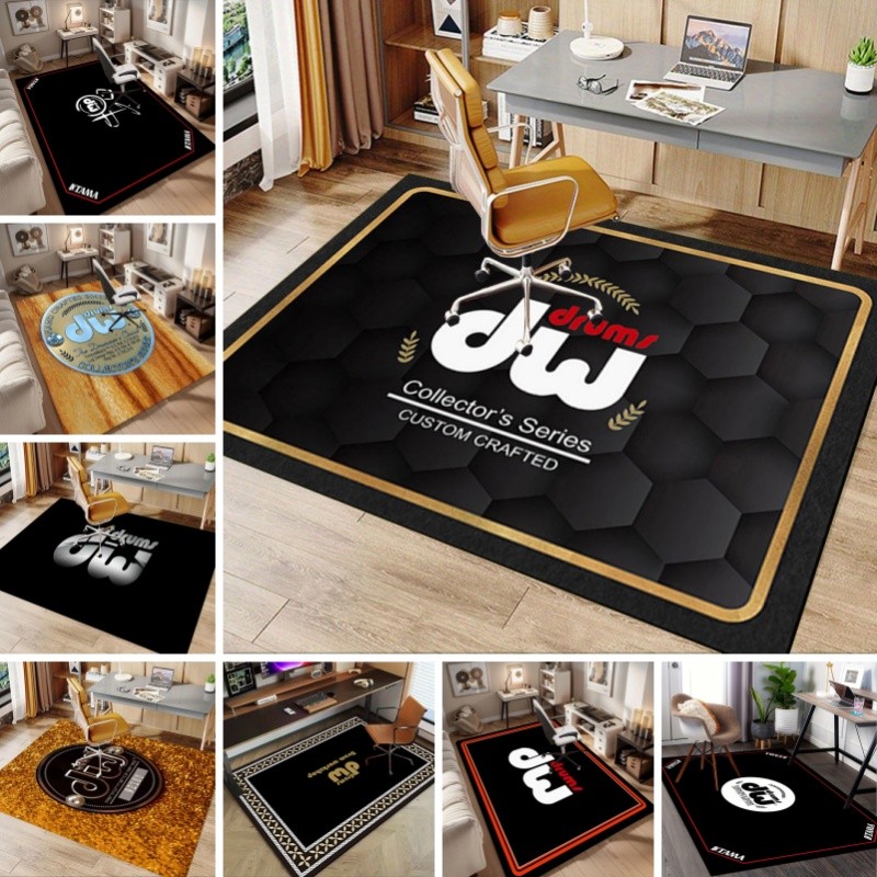 DW Drums Collectors Series Custom Crafted Drum Rug Soundproof Mat พรมกลอง Vintage Stage พรม T88
