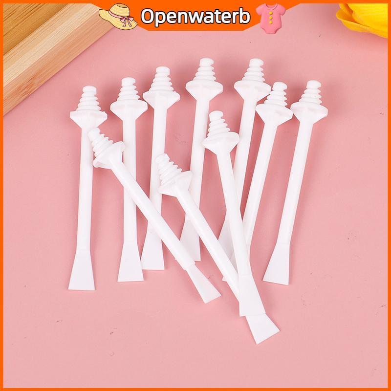 [KAN] 10 ชิ้น Nose Wax Wax sti พลาสติกกําจัดขนแบบใช้แล้วทิ้ง smearing sti FXH
