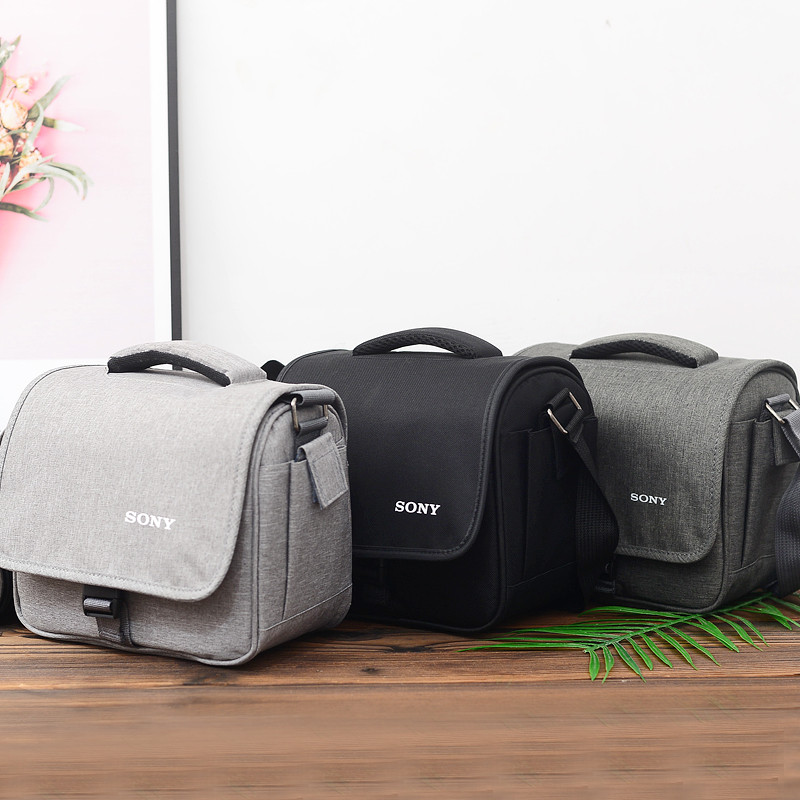 เหมาะสําหรับ Sony One-Shoulder Micro SLR กระเป๋ากล้อง A6400/A6000/A7M3/A7R2/A6500/6000