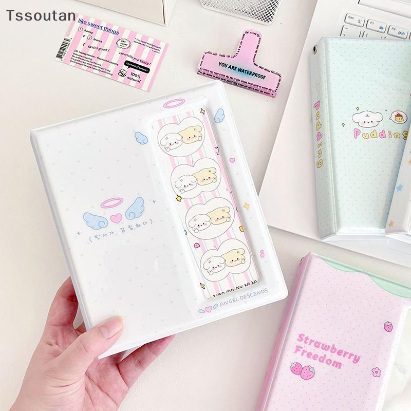 [TSST] การ์ตูนอัลบั้มรูปบูธสําหรับ 40 ชิ้น 2x6 นิ้วแถบภาพบุ๊คมาร์ค 20 ชิ้น 4x6 4R ผู้ถือภาพการ์ดขนาด