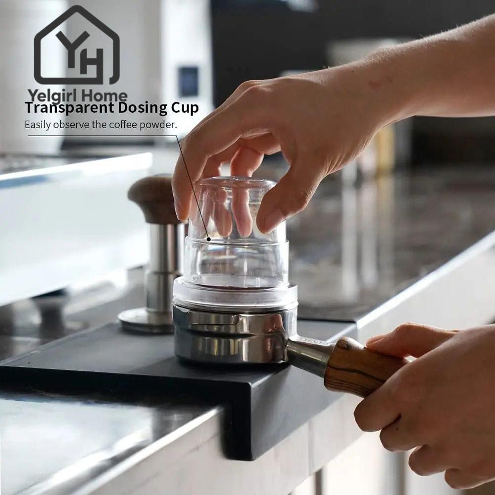 YELGIRLB Espresso Dosing Cup, 58ml Coffeeware Coffee Dosing Cup, Accessories Universal Stacking Espr