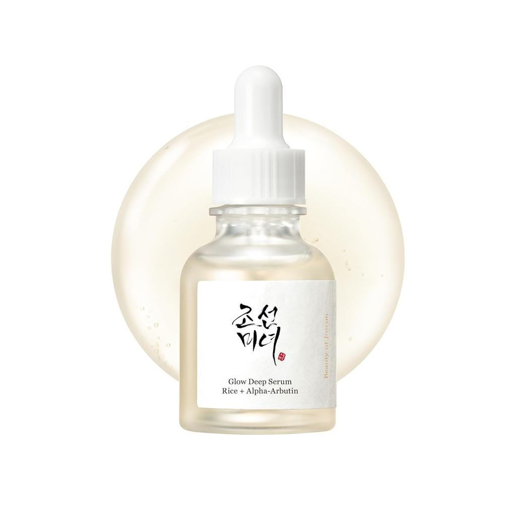 GlowDeep Rice Essence ประกอบด้วย Alpha-Arbutin เหมาะสําหรับสีผิวไม่สม่ําเสมอและโทนสีผิวหมองคล้ําผลิต