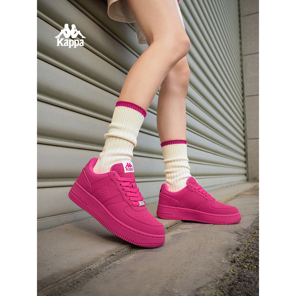 Kappa Kappa หนา-Soled รองเท้าผ้าใบผู้หญิง 2026 สไตล์ใหม่กีฬาฤดูร้อนรองเท้าสีขาวผู้หญิง Niche Non-Col