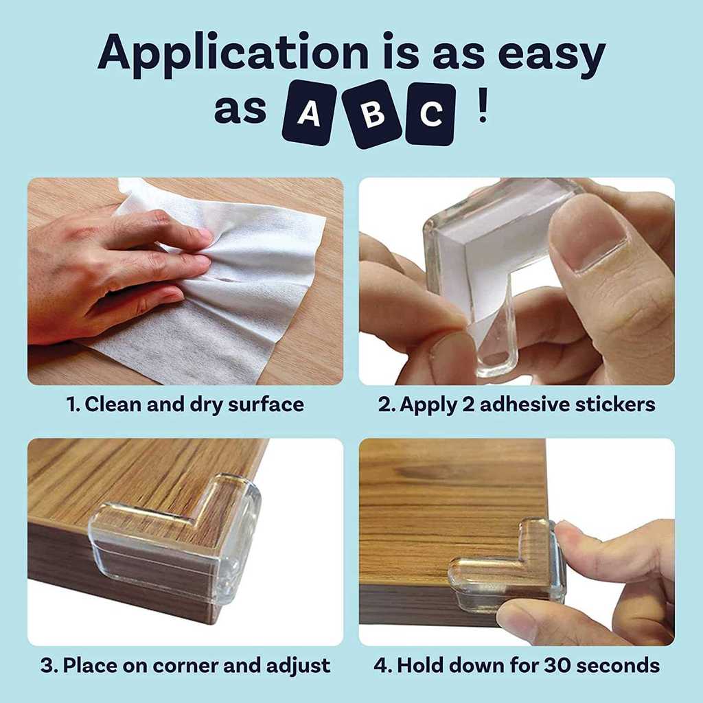 SIKU Fengye Table Corner Bumper Original Premium Table Corner Guard 10 ชิ้น