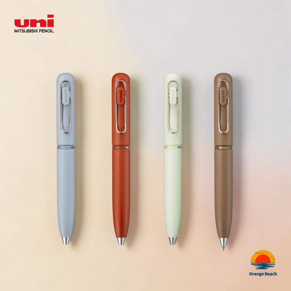 Uni uni-ball ONE 3/ปากกาเจล 3 สีในด้ามเดียว/0.38mm 0.5mm/6 แบบสี/หมึก ดำ แดง น้ำเงิน ญี่ปุ่น