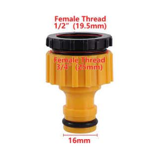 1/2 "ท่อ Waterstop Water-in Repair Quick Connector Kit บ้านสวนชลประทานล้างรถ 16 มม.จุกนมสีส้ม Fast Compression