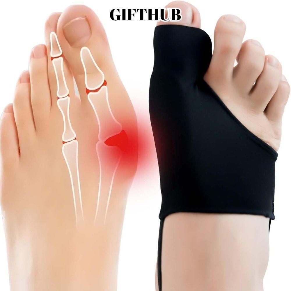 LULLABY Bunion Corrector, ถุงเท้า Bunion กันลื่นระบายอากาศ, แบบพกพายืด Hallux Valgus Correction Buni