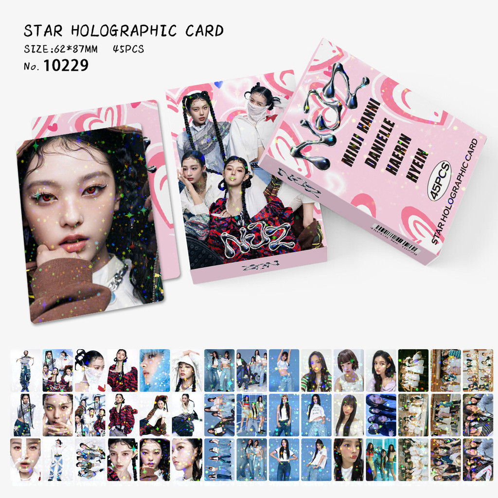 Zhang 45 Photocard NJZ Merchandise Laser Card Star อัลบั้มใหม่ LOMO Gypsophila คอลเลกชันการ์ด