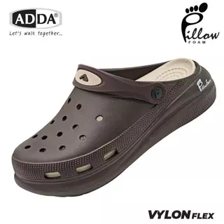 ADDA-38 รองเท้าแตะผู้ชายหัวโต 5PF10-M SIZE 7-10 แผ่นซัพพอร์ตเท้าถอดออดมาทำความสะอาดได้ง่าย ใส่สบาย