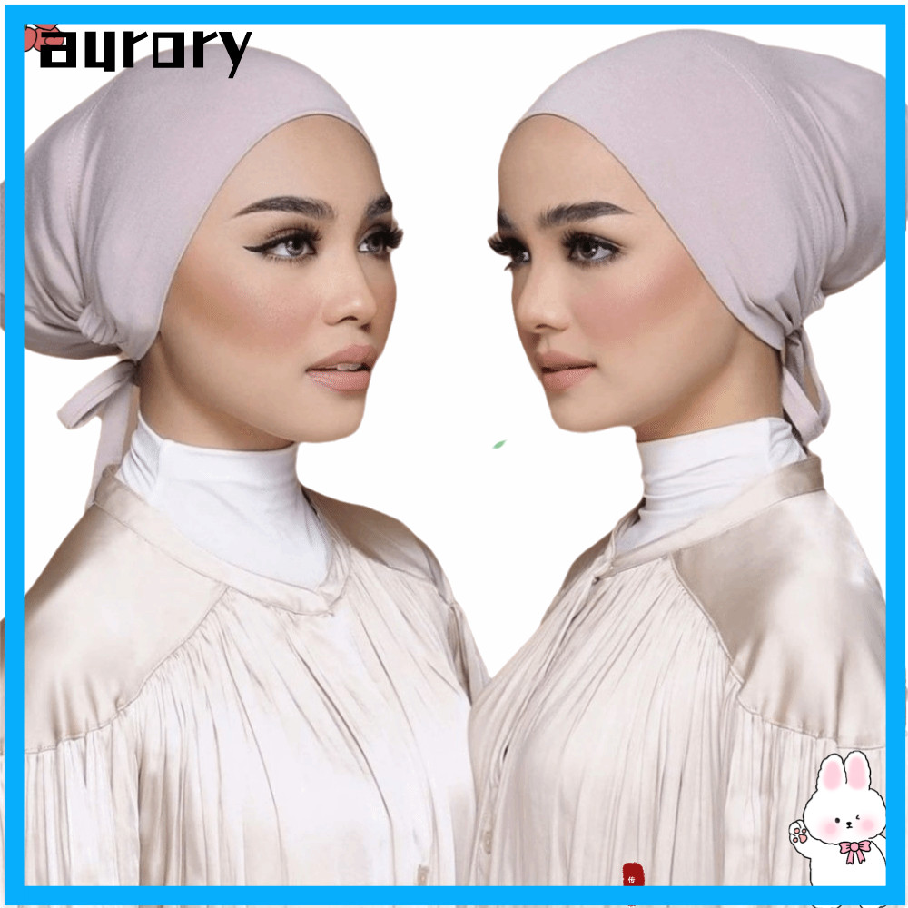 Aurory หมวกหัวโคน modal แบบพันธุ์.modal ยืดหยุ่น สไตล์มุสลิม และใช้เป็น hijab