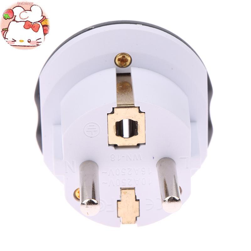 Tast เยอรมันมาตรฐานปลั๊กแปลง FR AU US UK To EU Euro Korea Universal Travel Adapter Home Plug Adapter