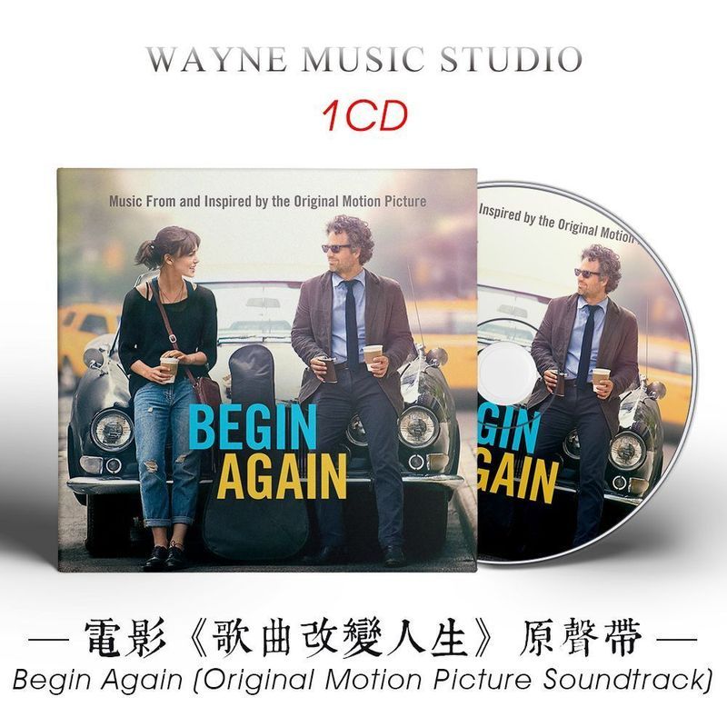 เพลงเปลี่ยนชีวิต เพลงประกอบต้นฉบับ Begin Again Begin Again Re-depart Songs Music cd Disc 12.21c