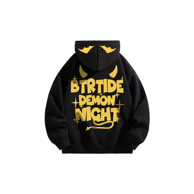 BTR Beauty Trend พิมพ์สั้นสั้นสั้นยาวสั้นสั้นสั้นผู้ชายและผู้หญิงฤดูใบไม้ร่วง冬加绒BTR อเมริกันสไตล์ Na