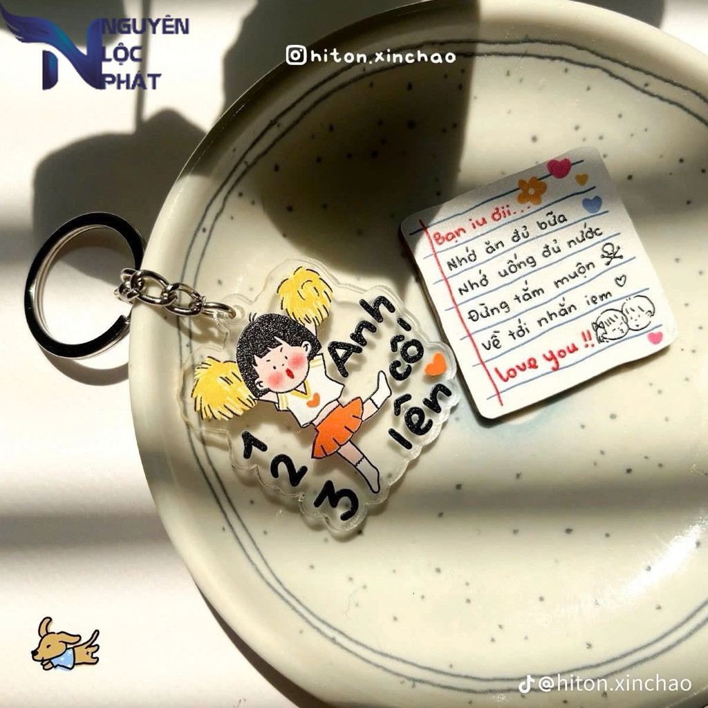 GIFT MESSAGE KEYCHAIN -