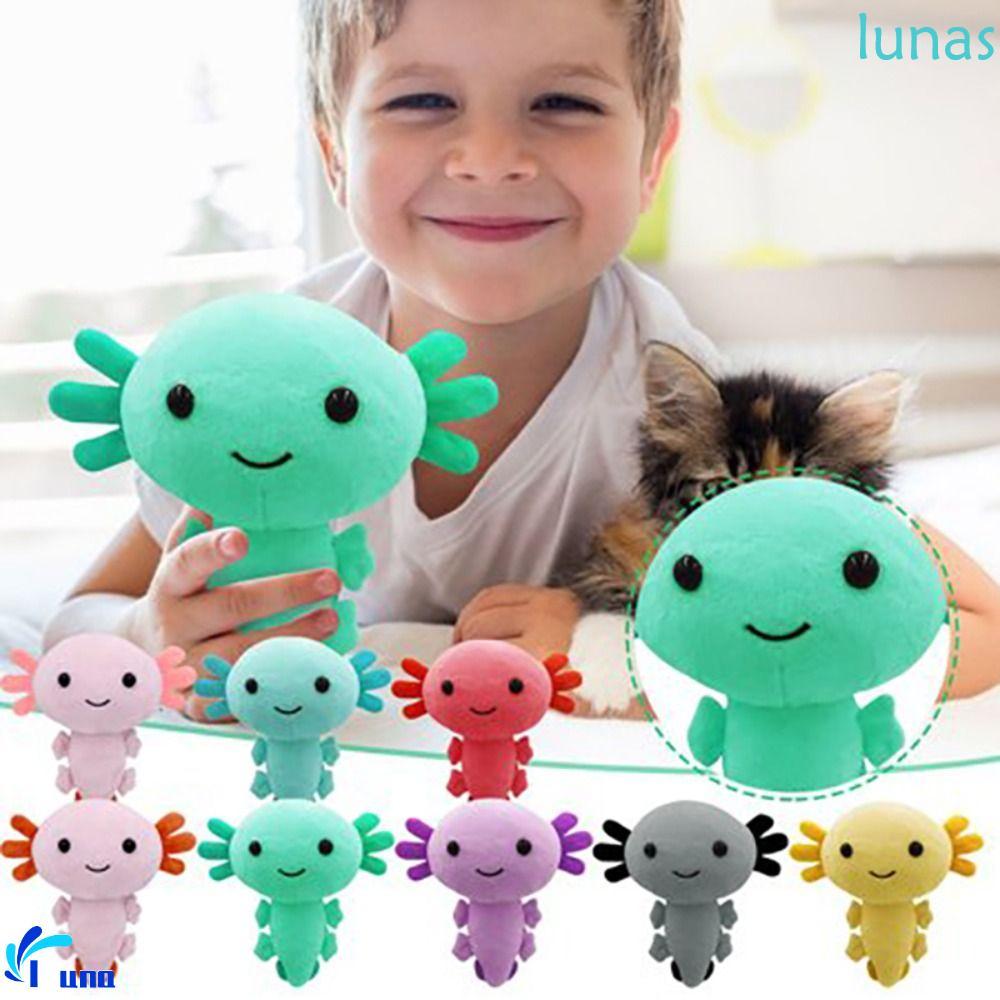 LUNASOL 20 ซม.Axolotl ของเล่นตุ๊กตา, Plushie Axolotl Salamander Axolotl ตุ๊กตาสัตว์ Plushie ตุ๊กตา, 