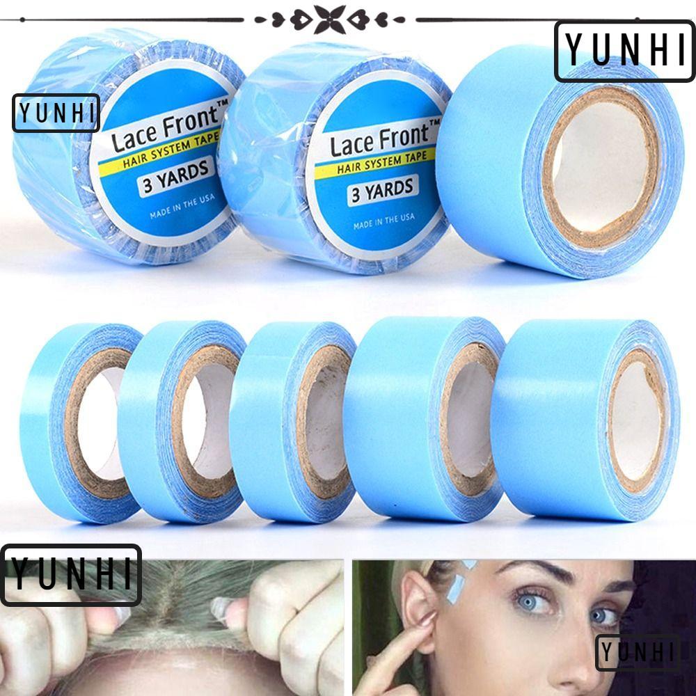 YUNHI 3Yards/ม้วนลูกไม้ กาวต่อผมสองด้าน กันน้ํา อัลตร้าถือระบบสำหรับต่อผม