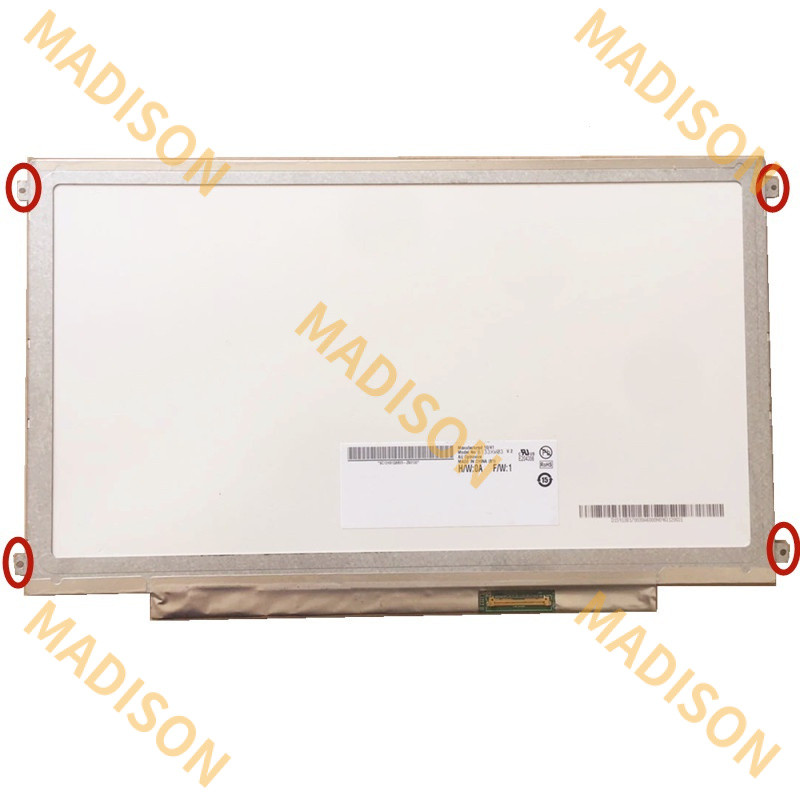 B133xw03 v.3 b133xw03 V3 b133xw03 v.2 b133xw01 V2 V7 lt133ee09300 LP133WH2-TLA4 ซ้าย ขวา 2 หลุม 40DS