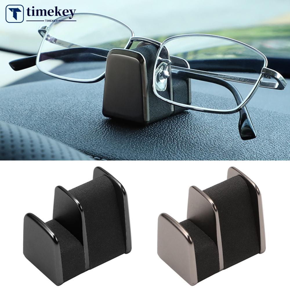 TIMEKEY Universal รถ Dashboard แว่นตา Auto แว่นตา Organizer ขาตั้ง Self กาวรถแว่นตาป้องกันผู้ถือฐาน 
