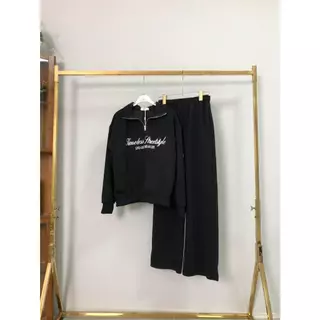 ชุดเซ็ต2ชิ้น เสื้อ+กางเกง เสื้อมีซิป สวยมากใส่แล้วดูเท่เก่ๆ-B1667