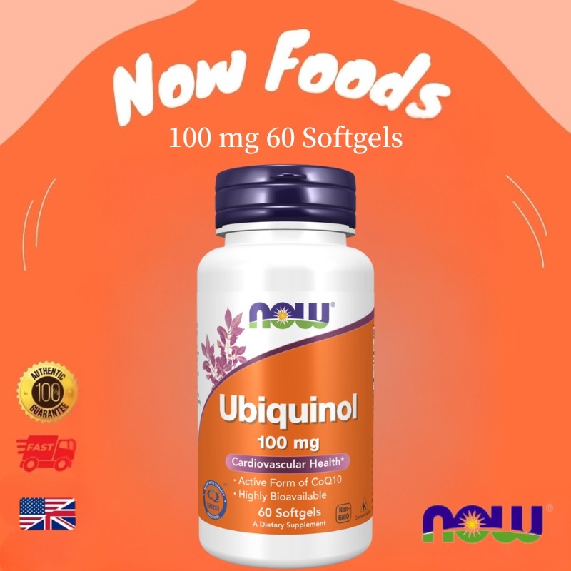 ยูบิควินอล | Kaneka Ubiquinol™ Reduced by NOW FOODS | Authentic Made in USA