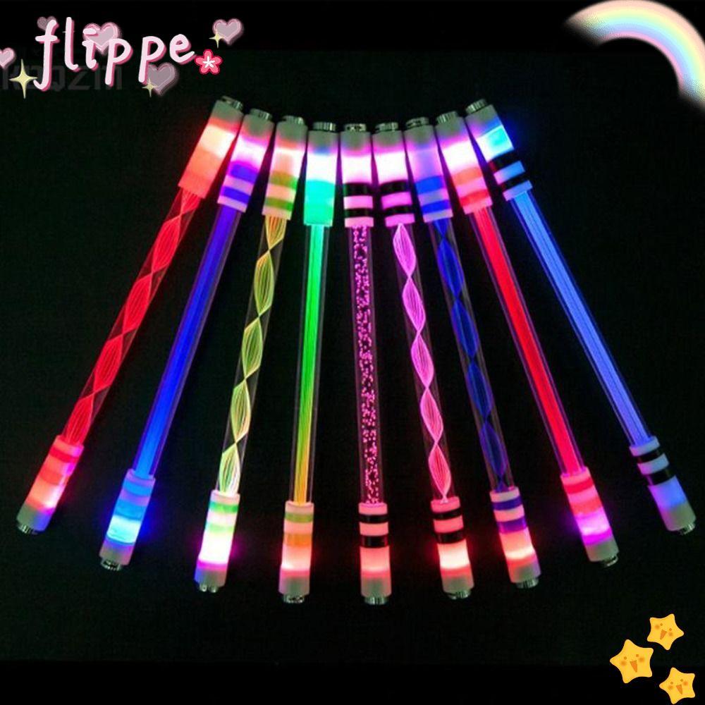 FIPE Spinning Pen Creative Pocket Led Flash Spinning Pen Spin Toy Anti-Skid LED Luminous